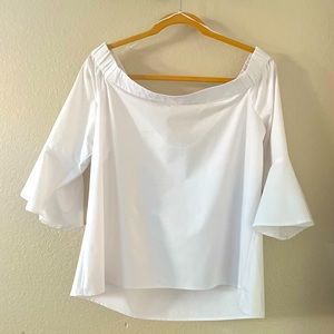 CUPIO - white dress blouse - xl